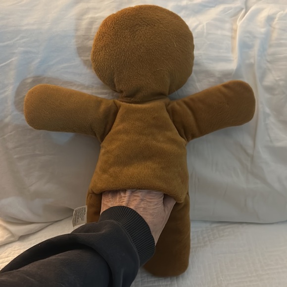 The Gingerbread Man from Shrek the Musical 2009 good condition hand puppet cute - Picture 6 of 11